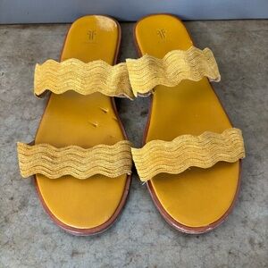 Frye Mira Wave Slide‎ Sandals Size 10